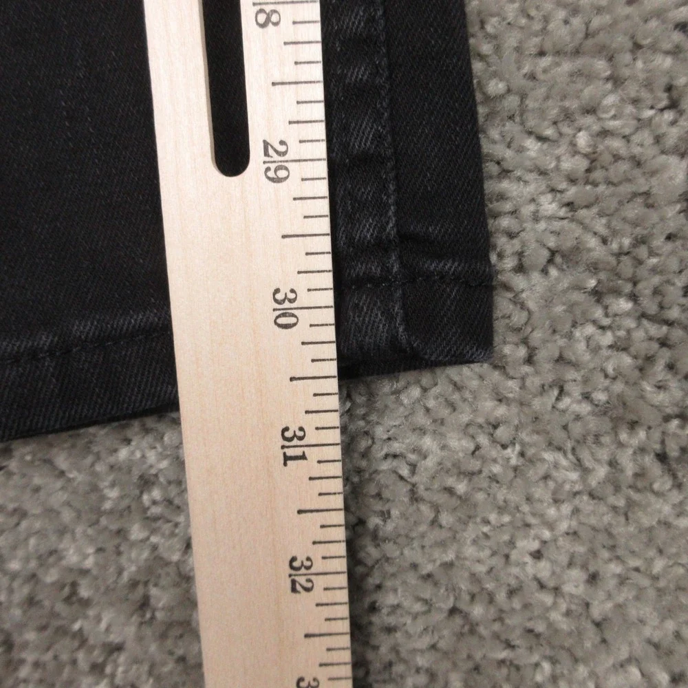 Levis Jeans Mens 30x32 Black 511 Slim Straight Cotton Blend‎ Zip Fly Denim Pants